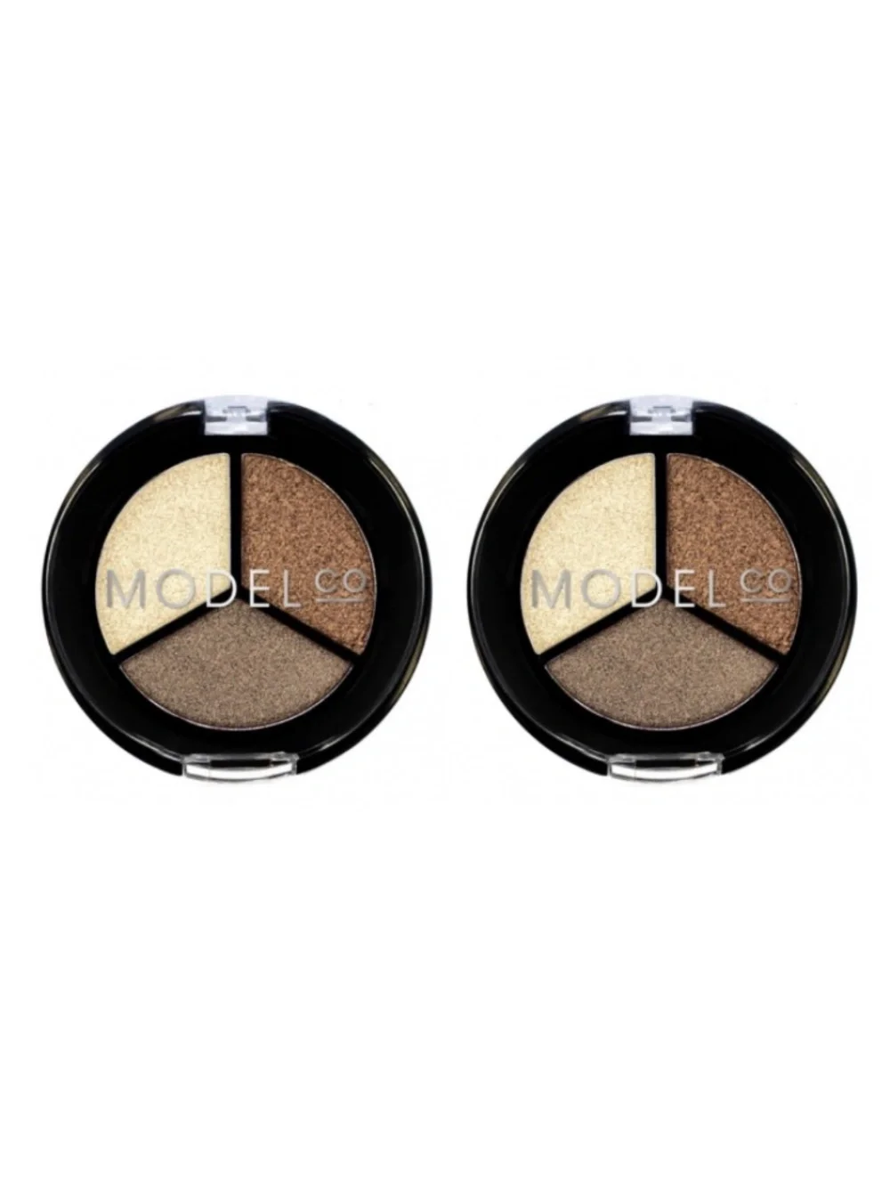Two (2) - ModelCo Metallic Eyeshadow Trio - St Tropez - New in Box